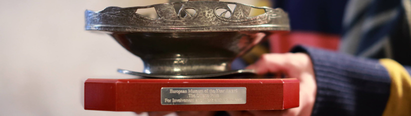 European Museum of the Year Silletto prize trophy 822x480