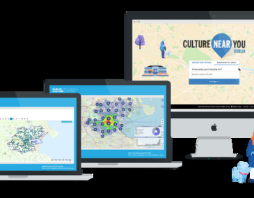 Cultural Audit and Map on three screens