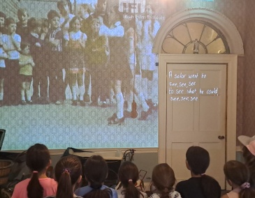 Historian in Residence for Children a group of children on a tour of 14 Henrietta Street 840x496
