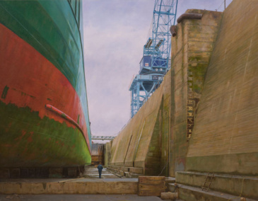 The Arklow Sand at Dublin Port Graving Docks
