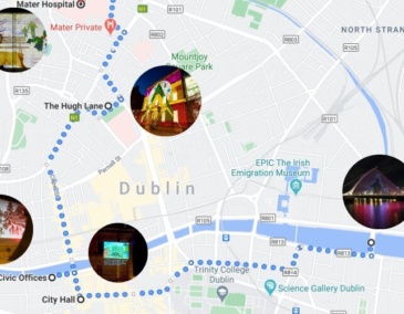 Winter Lights Walk with pictures