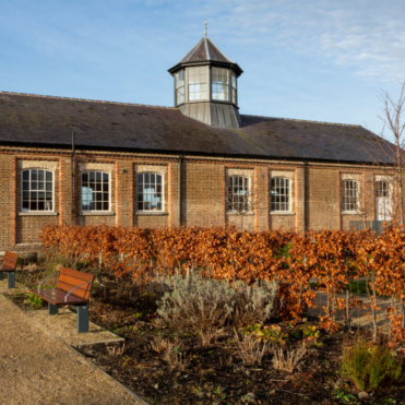 Exterior of Richmond Barracks gymnasium