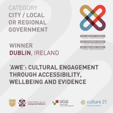 Decorative - City / Local or Regional Government Winners Dublin, Ireland: 'AWE' Cultural Engagement through Accessibility, Wellbeing and Evidence 500x500
