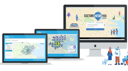 Cultural Audit and Map on three screens