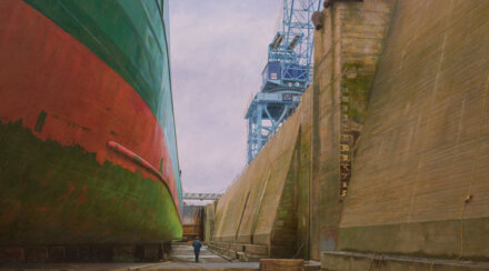 The Arklow Sand at Dublin Port Graving Docks