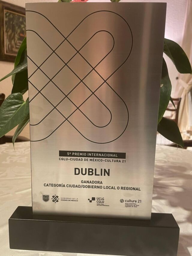 Dublin awarded by the World Organisation of United Cities and Local Governments UCLG