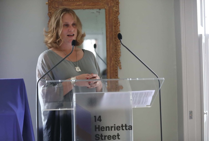Iseult Byrne at the opening of 14 Henrietta Street, 2018.