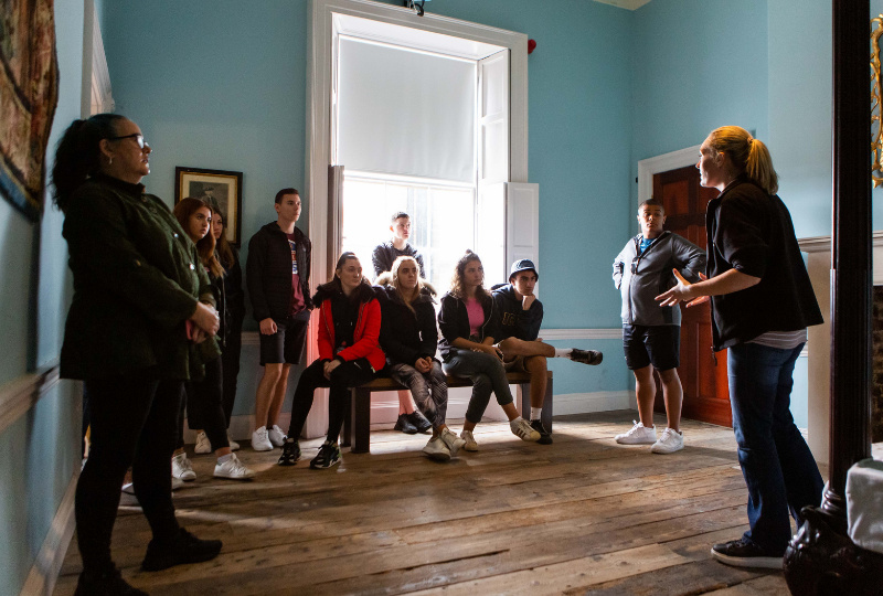 Youth group in the bedroom Image by Dan Butler