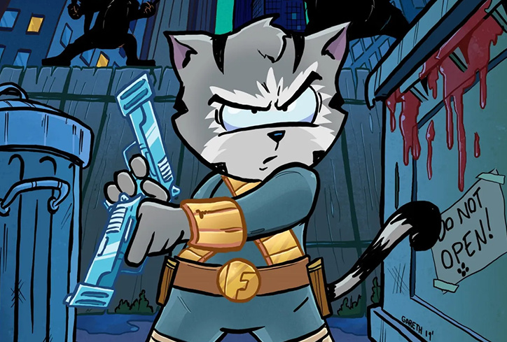 Meouch by writer Paul Carroll and artist Gareth Luby