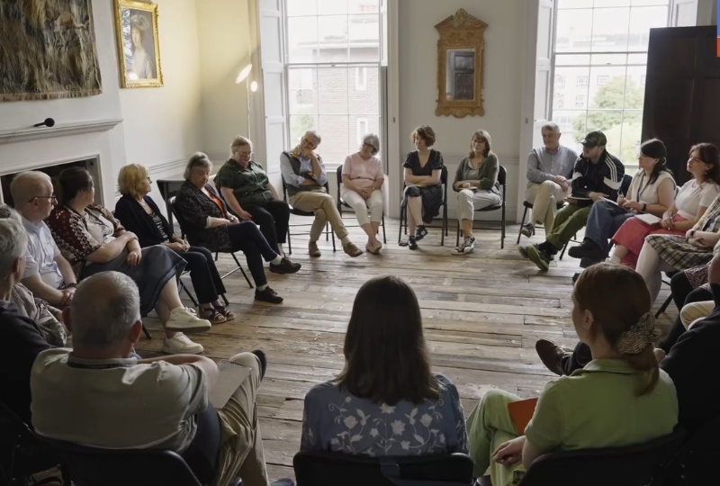 DCCCC website 800 x 540 Tour Guides at 14 Henrietta Street hear from former residents aho have participated in the Your Tenement Memories programme