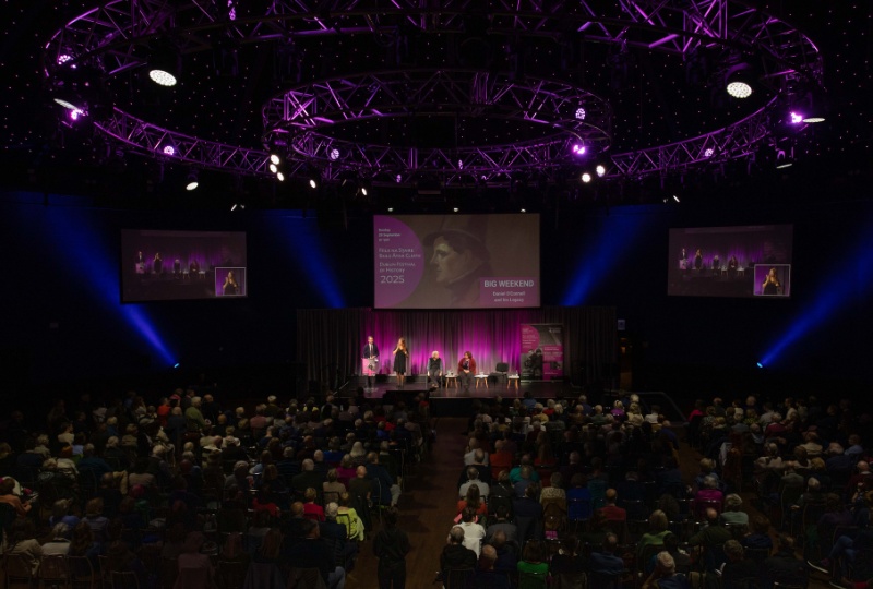 Decoratiive dublin festival of history 2025 audience at big weekend in mansion house round room website 800x540