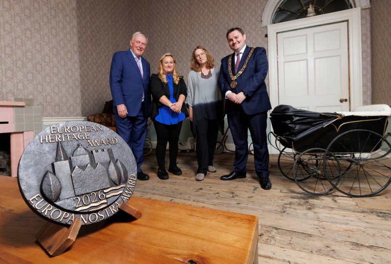 Richard Shakespeare, Chief Executive Dublin City Council; Deputy Lord Mayor Cllr. Alison Field; Iseult Dunne, Chief Executive of Dublin City Council Culture Company and Lord Mayor of Dublin Daryl Barron.