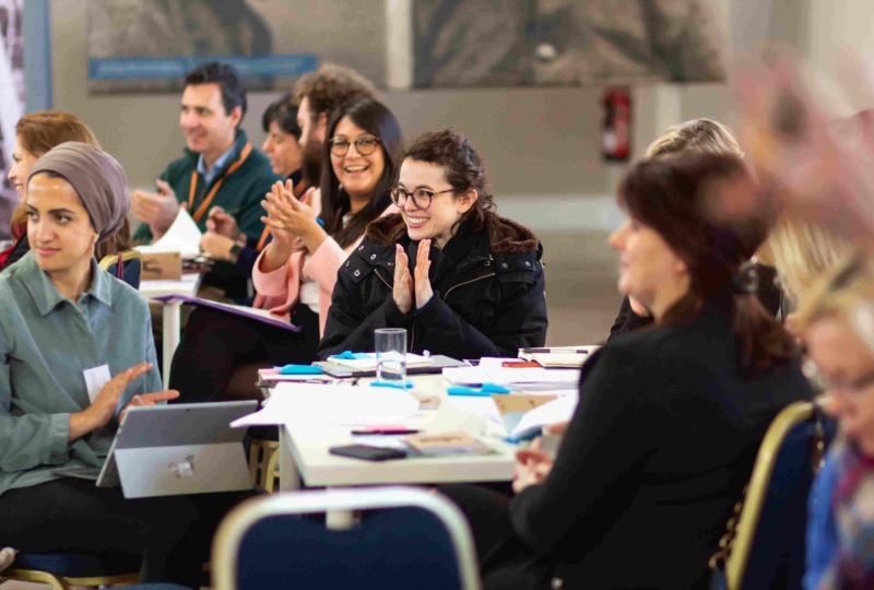 Participants at Urbact Access in Richmond Barracks