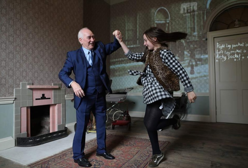 Peter Brannigan and Lillian Rowley Quinn at 14 Henrietta Street at the launch of 14 Henrietta Street, Photo by Julien Behal