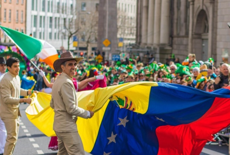 Venezuelan Roots at St. Patrick's Day Parade 2022