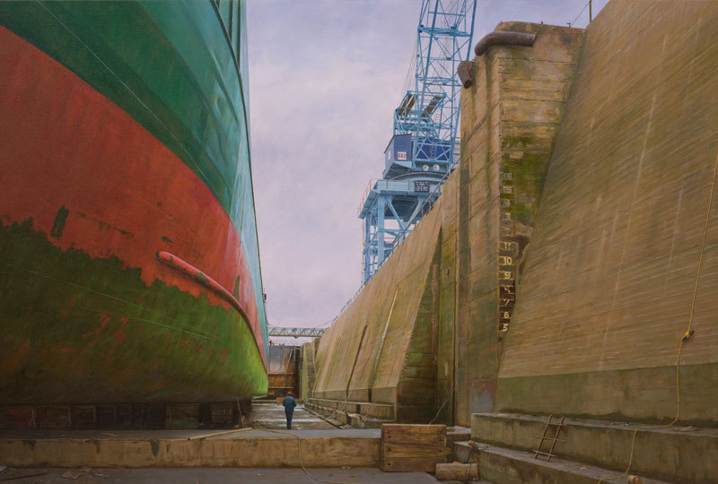 The Arklow Sand at Dublin Port Graving Docks