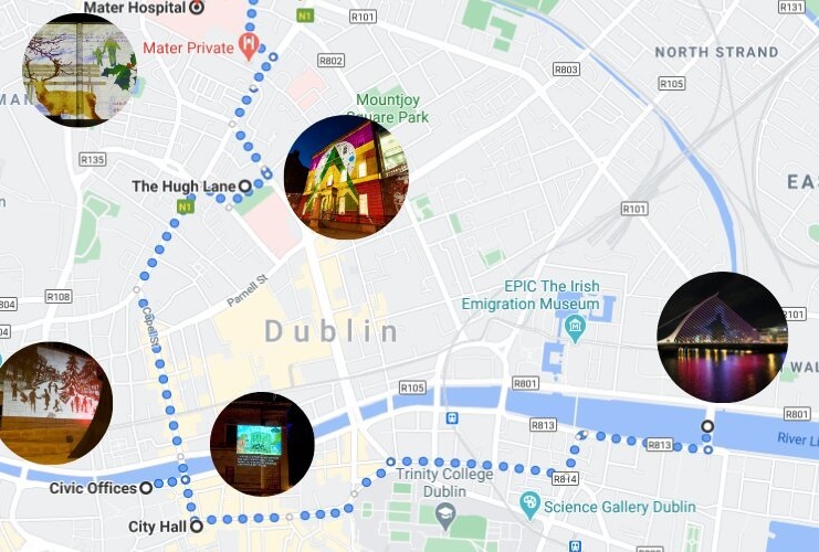 Winter Lights Walk with pictures