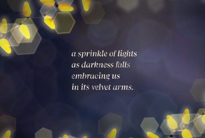 Witner light poem extract