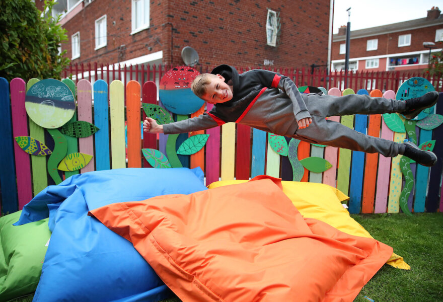 CLAY Youth Project 'The Garden of Dreams, Unveiling. Photo by Marc O'Sullivan