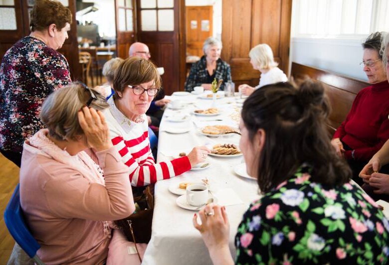Tea & Chats in Richmond Barracks.