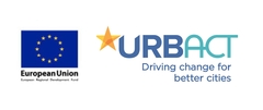 Logo urbact eu flag erdf