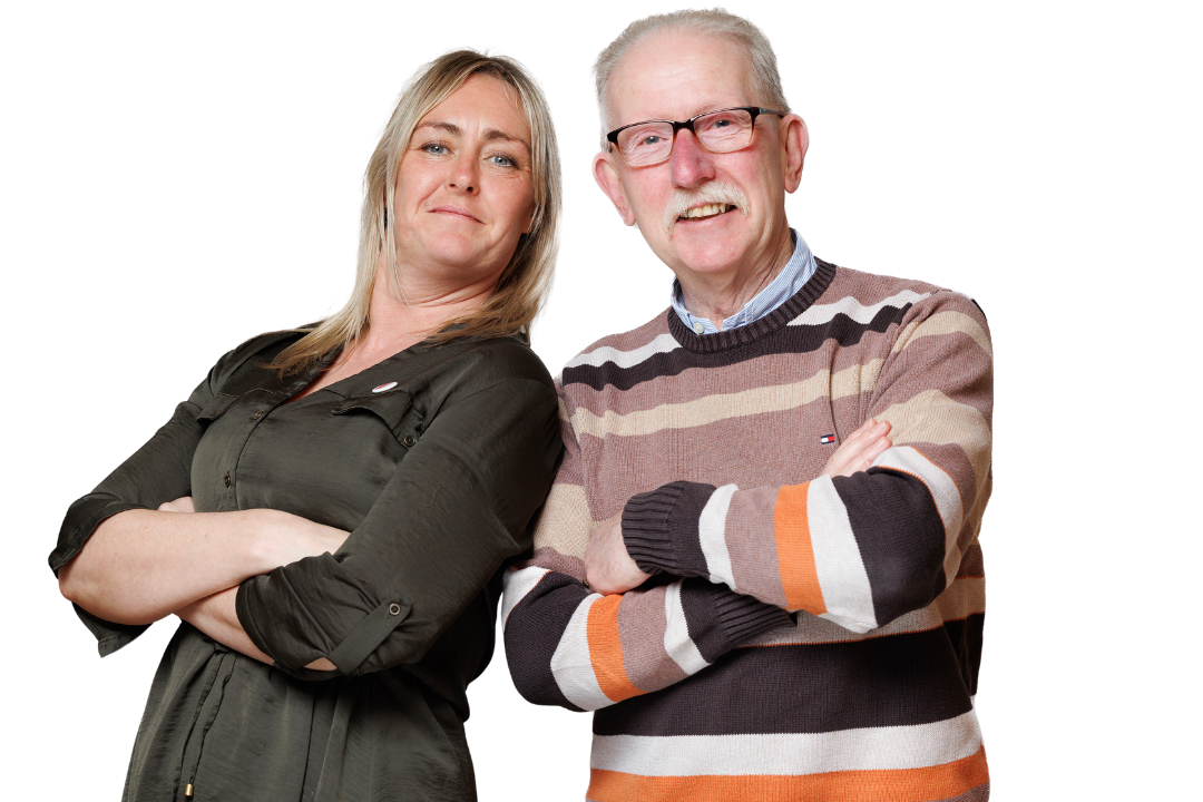 Decorative. Tour Guides Gillian Ryan, Pat Garry